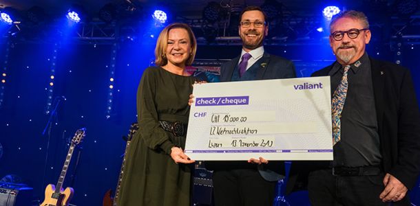Valiant spendet 15‘000 Franken für die LZ Weihnachtsaktion
